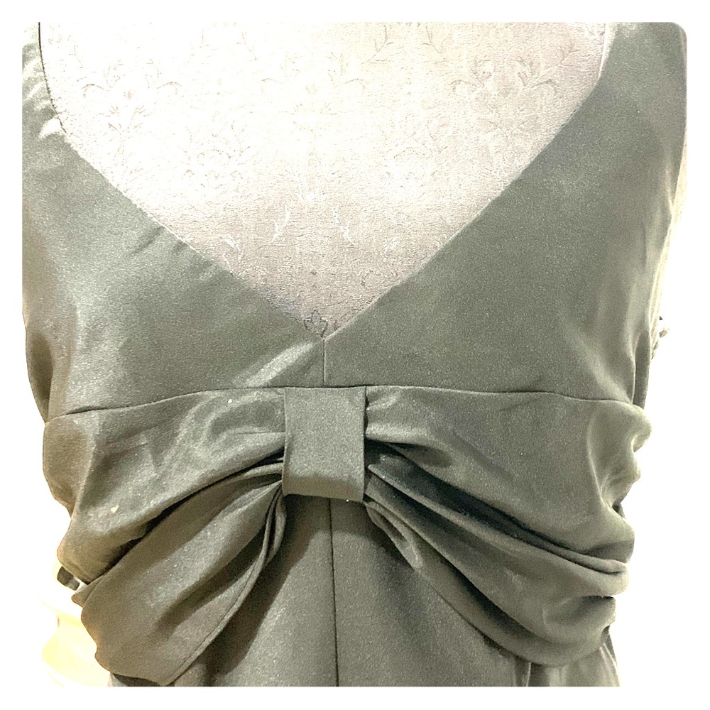 Black Dress with Tie Back Bow